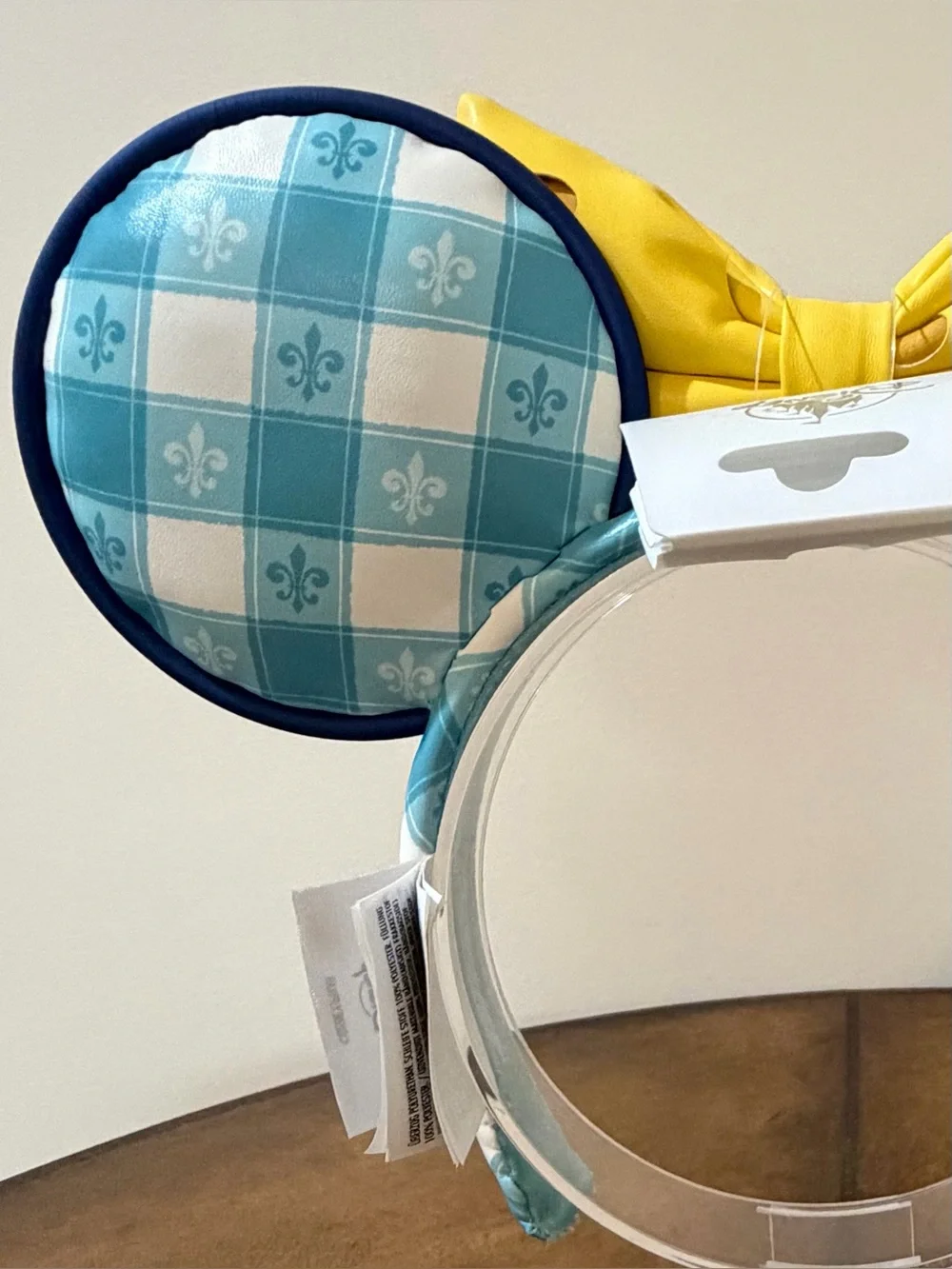 NEW DISNEY EPCOT FRANCE REMY & EMILE RATATOUILE EARS HEADBAND BIG CHEESE BOW